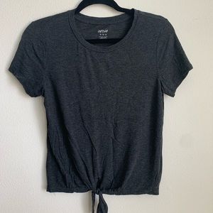 Front tie t-shirt